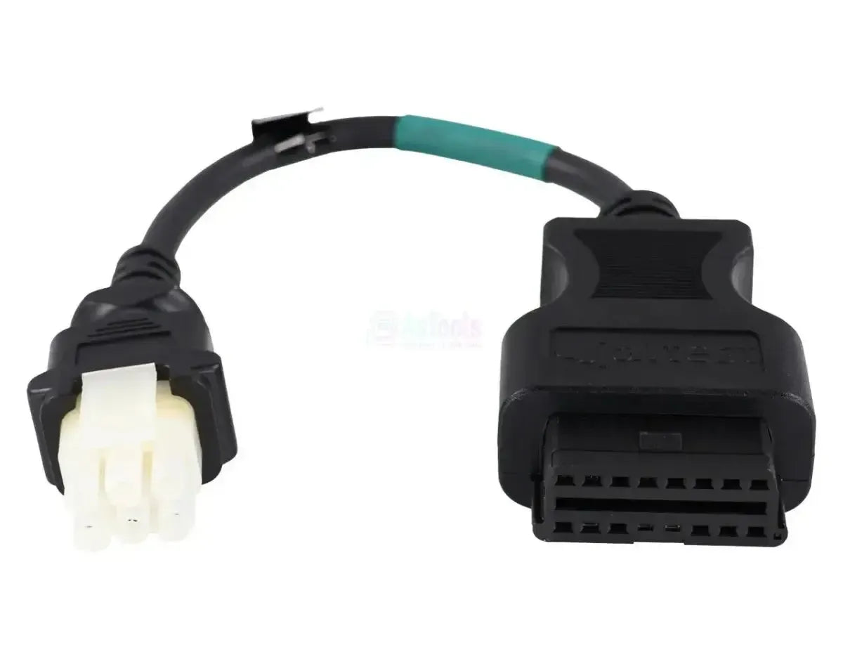 Jaltest (JDC546A) | Câble adaptateur ZF Ergopower 6 broches OBD - 16 broches OBD2 | Véhicule utilitaire