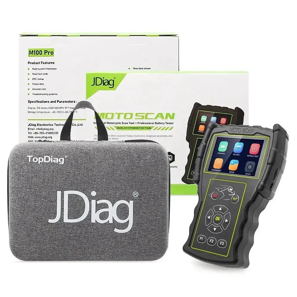 JDiag M100 Pro Appareil de diagnostic complet Moto