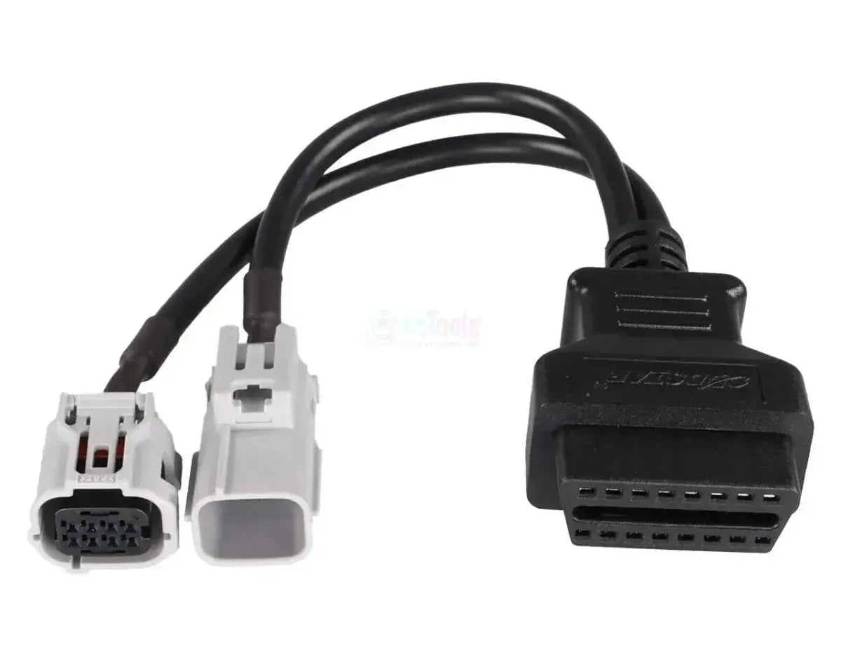 OBDSTAR (M048) | Câble adaptateur Aprilia 8+8 broches OBD – 16 broches OBD2 | Moto