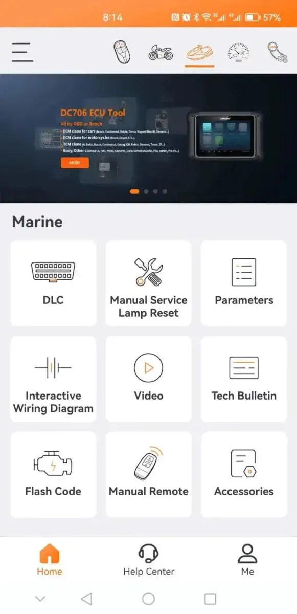 OBDSTAR IScan Honda (Marine) | Appareil de diagnostic | Bateau à moteur