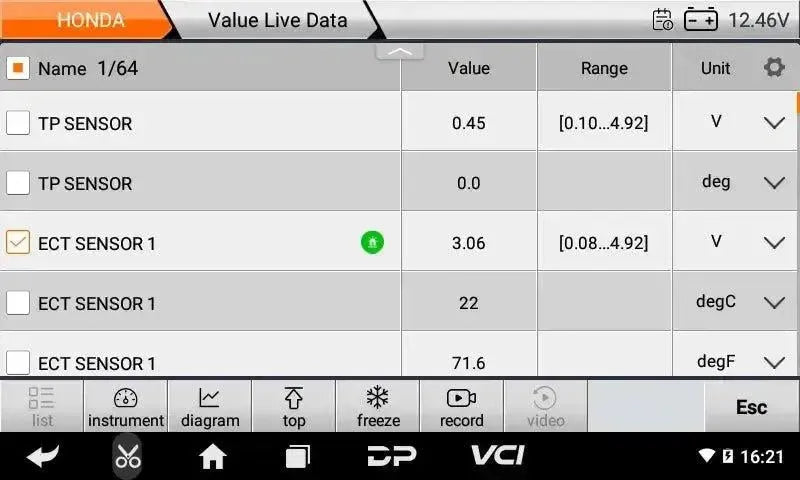 OBDSTAR IScan Honda (Marine) | Appareil de diagnostic | Bateau à moteur