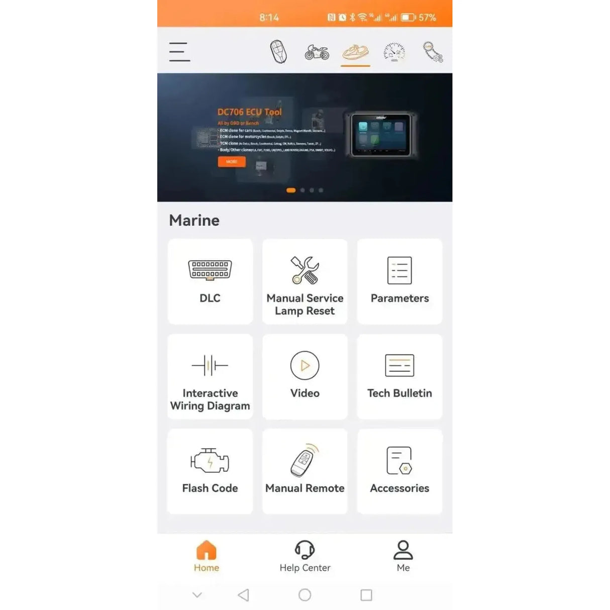 OBDSTAR IScan Kawasaki (Marine) | Appareil de diagnostic | Bateau à moteur