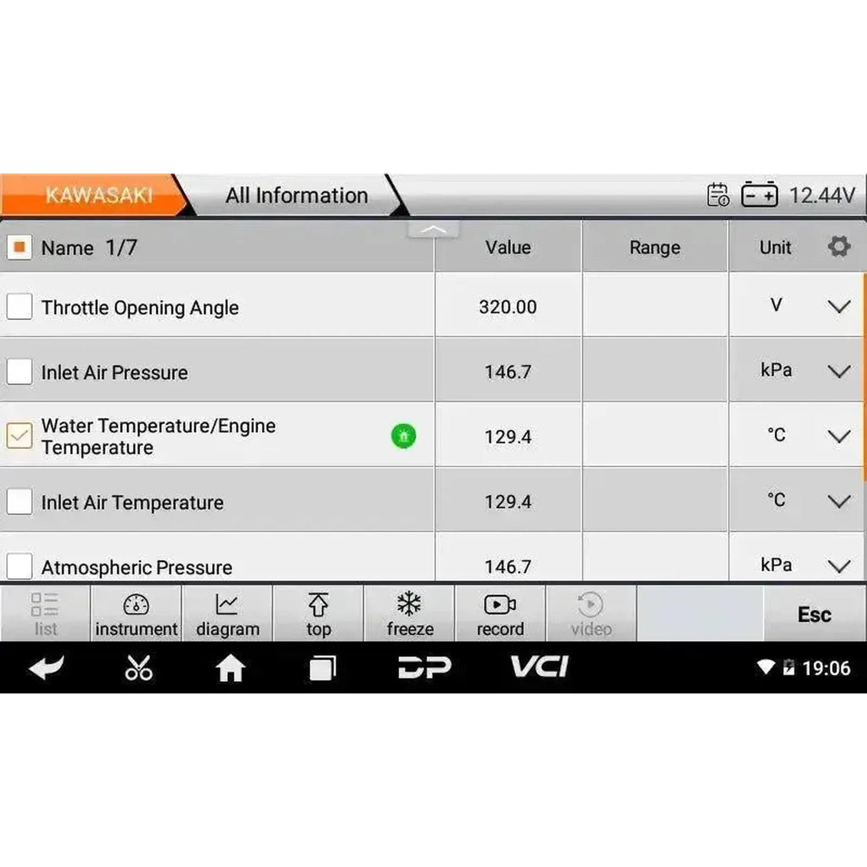 OBDSTAR IScan Kawasaki (Marine) | Appareil de diagnostic | Bateau à moteur