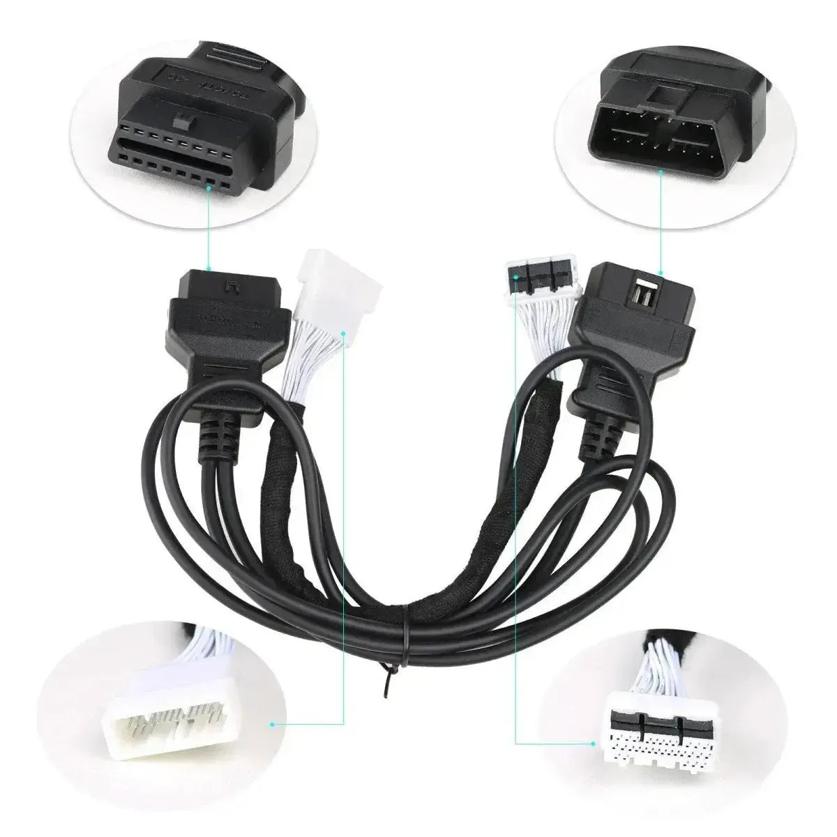 OBDSTAR | Toyota 30 broches IMMO - 16 broches OBD2 Câble adaptateur | Voiture particulière