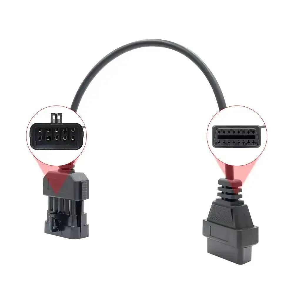 Opel 10-pins OBD1 – 16-pins OBD2 Câble adaptateur | Personenauto