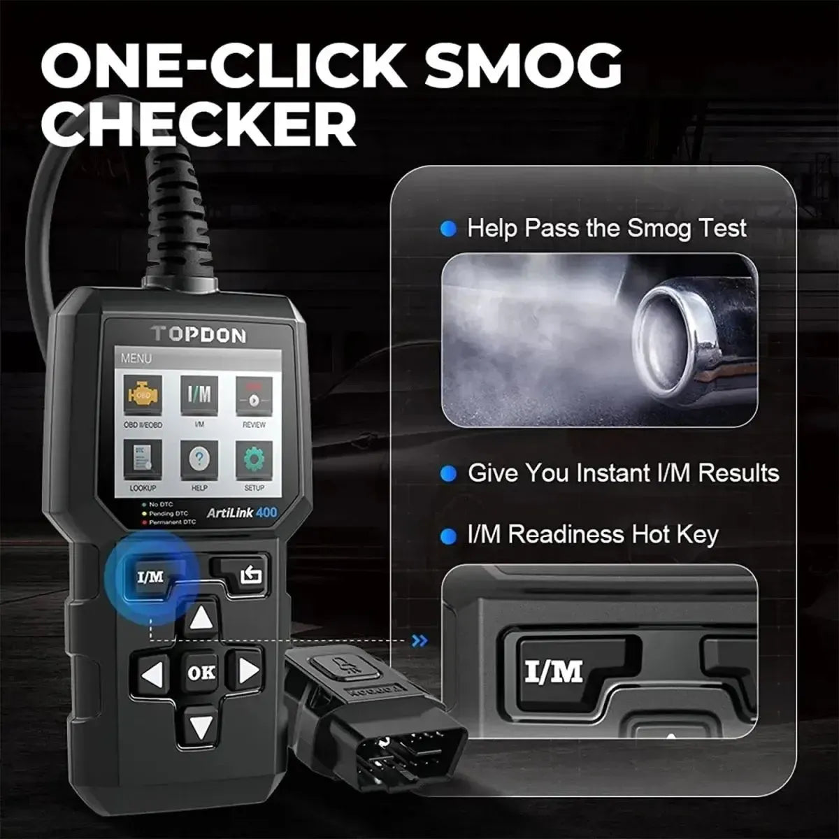 Topdon ArtiLink AL400 | Lecteur de codes d'erreur | Voiture