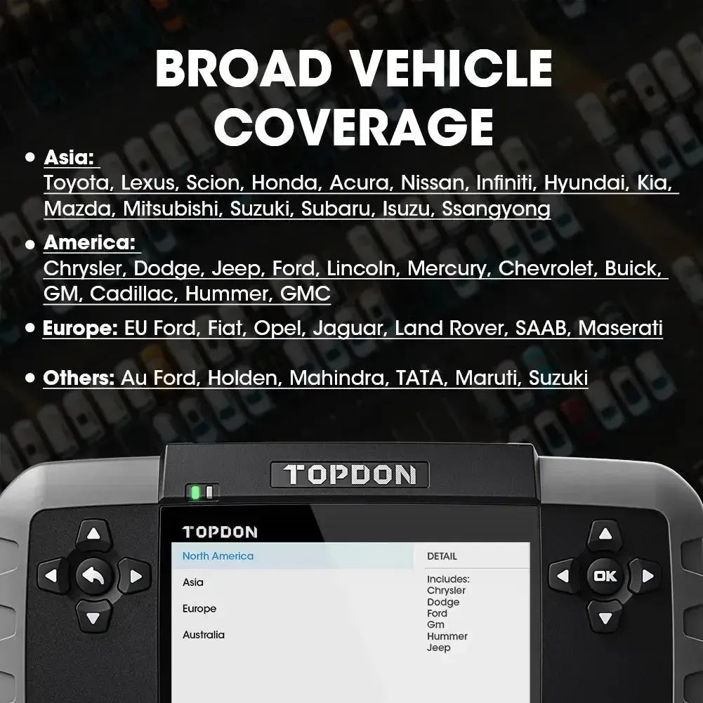 Topdon T-Ninja 1000 | Programmeur de clés | Voiture