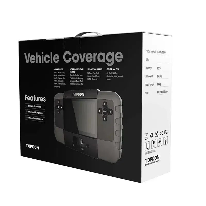 Topdon T-Ninja 1000 | Programmeur de clés | Voiture