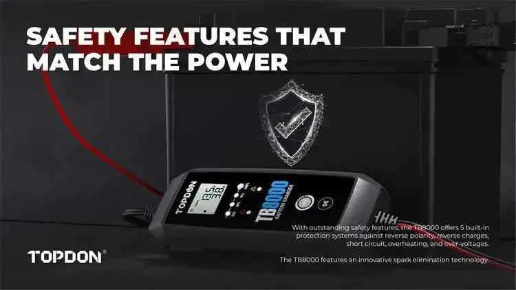 Topdon TB8000 | Chargeur d’entretien