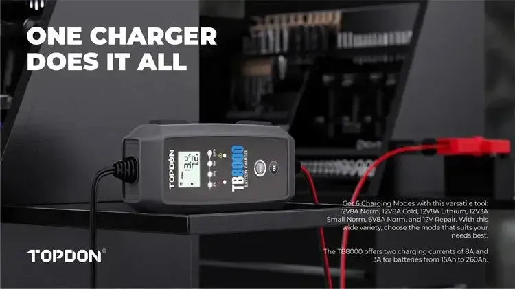 Topdon TB8000 | Chargeur d’entretien