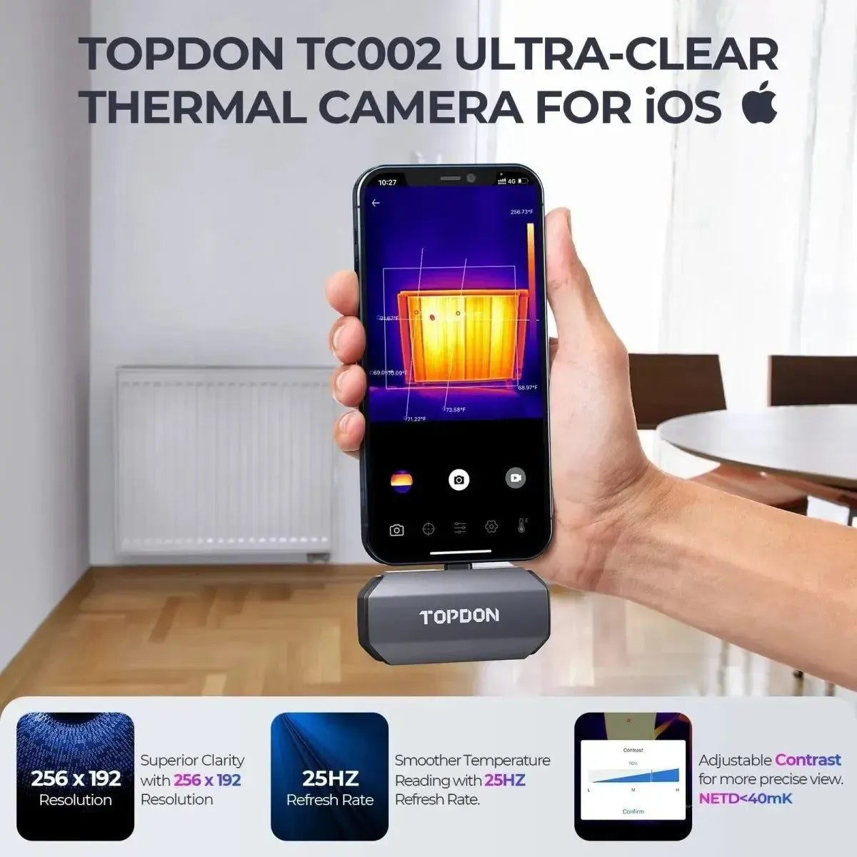 Topdon TCView TC002 | Caméra thermique