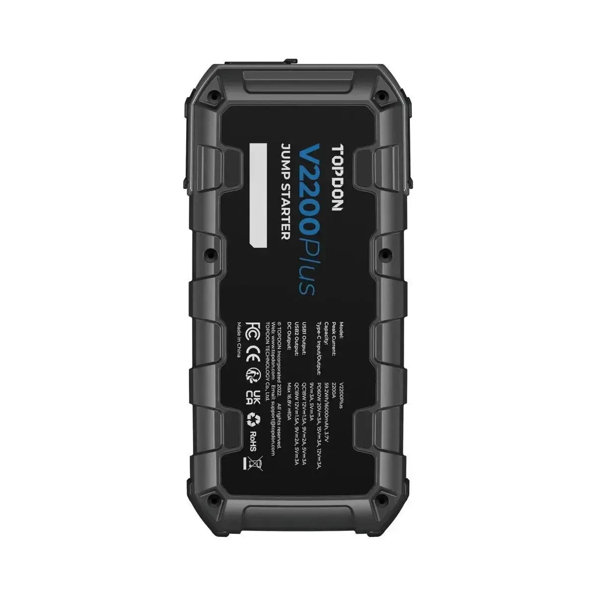 Topdon V2200Plus | Booster de démarrage