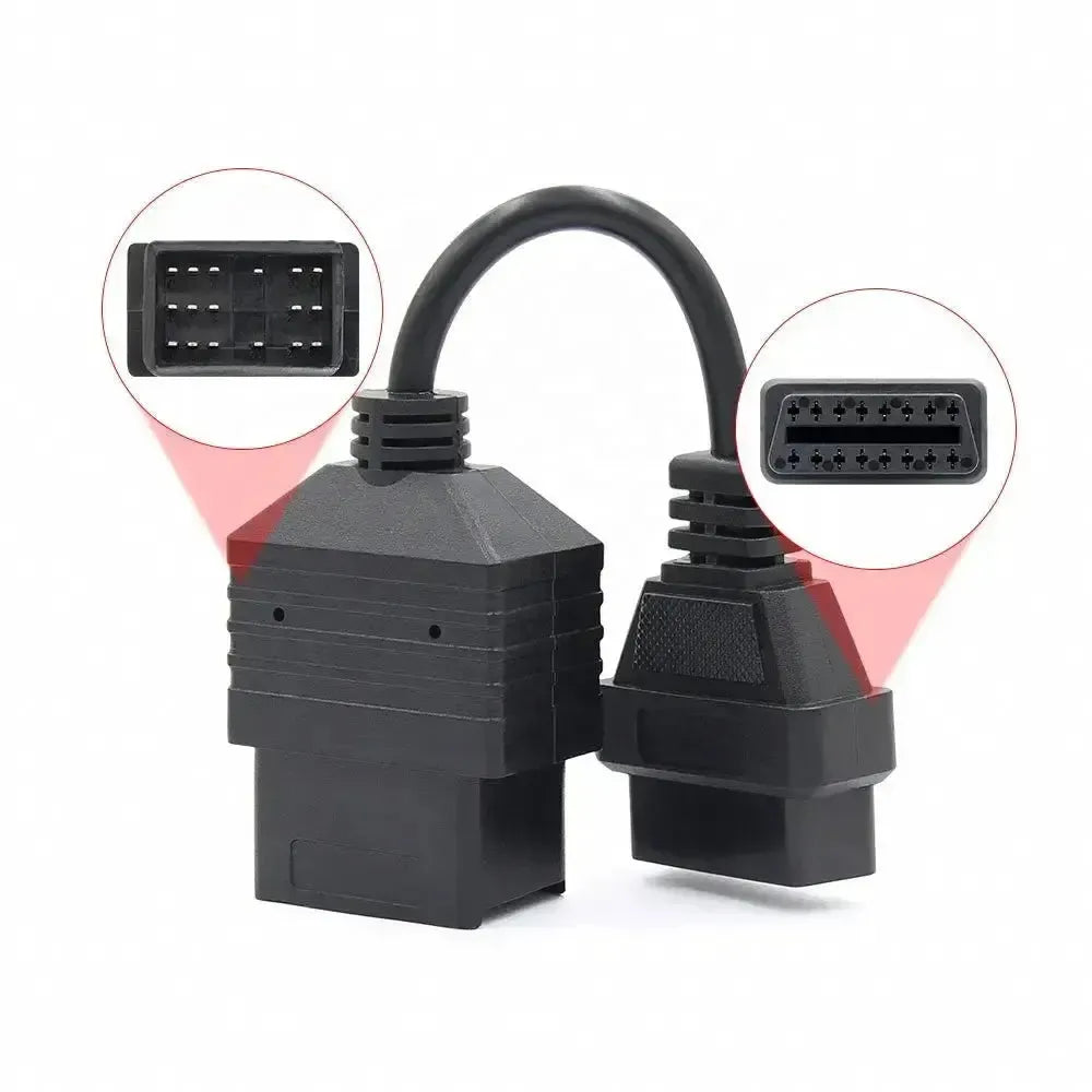 Toyota 17-pins OBD1 – 16-pins OBD2 Câble adaptateur | Voiture particulière