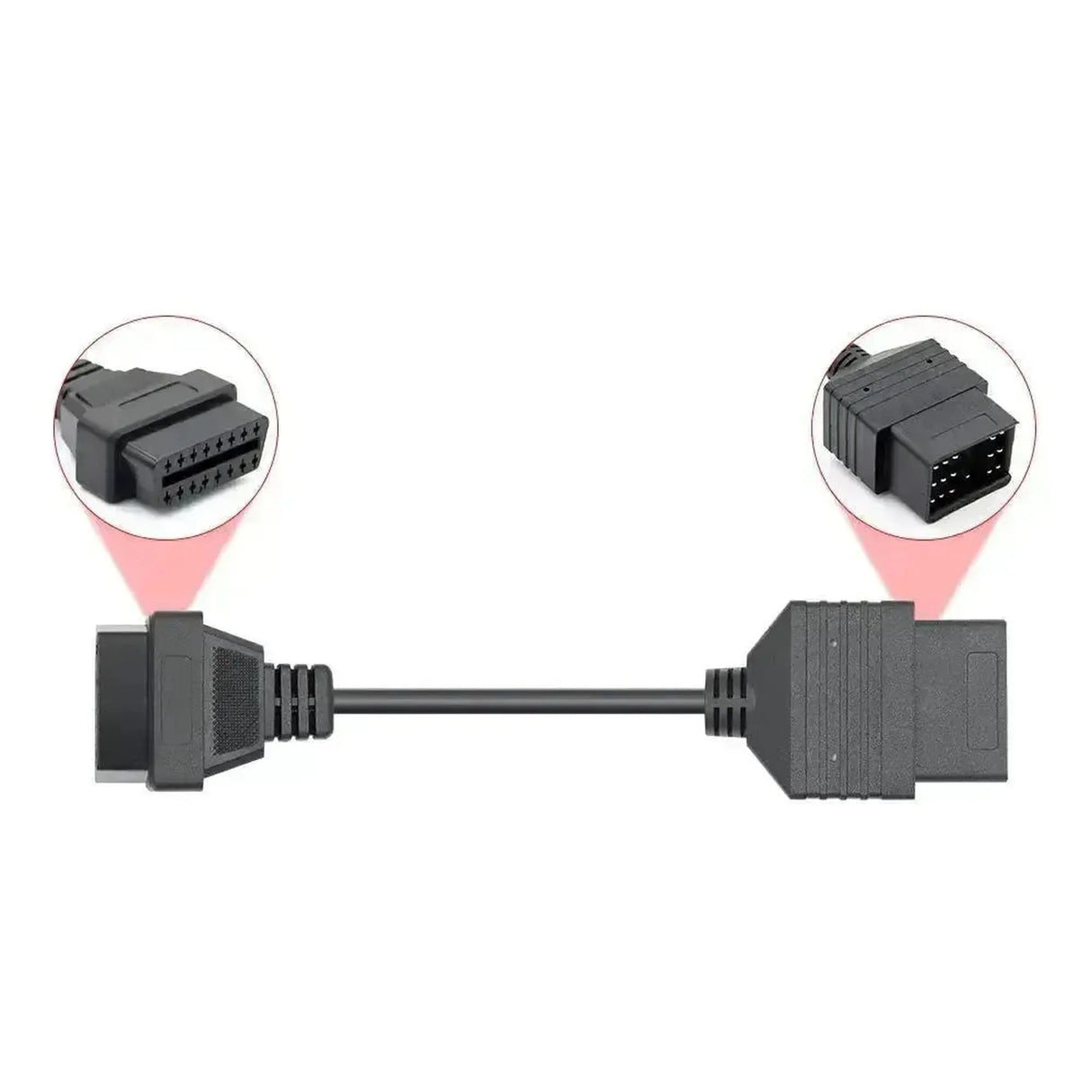 Toyota Câble adaptateur 17 broches OBD1 – 16 broches OBD2 | Voiture particulière