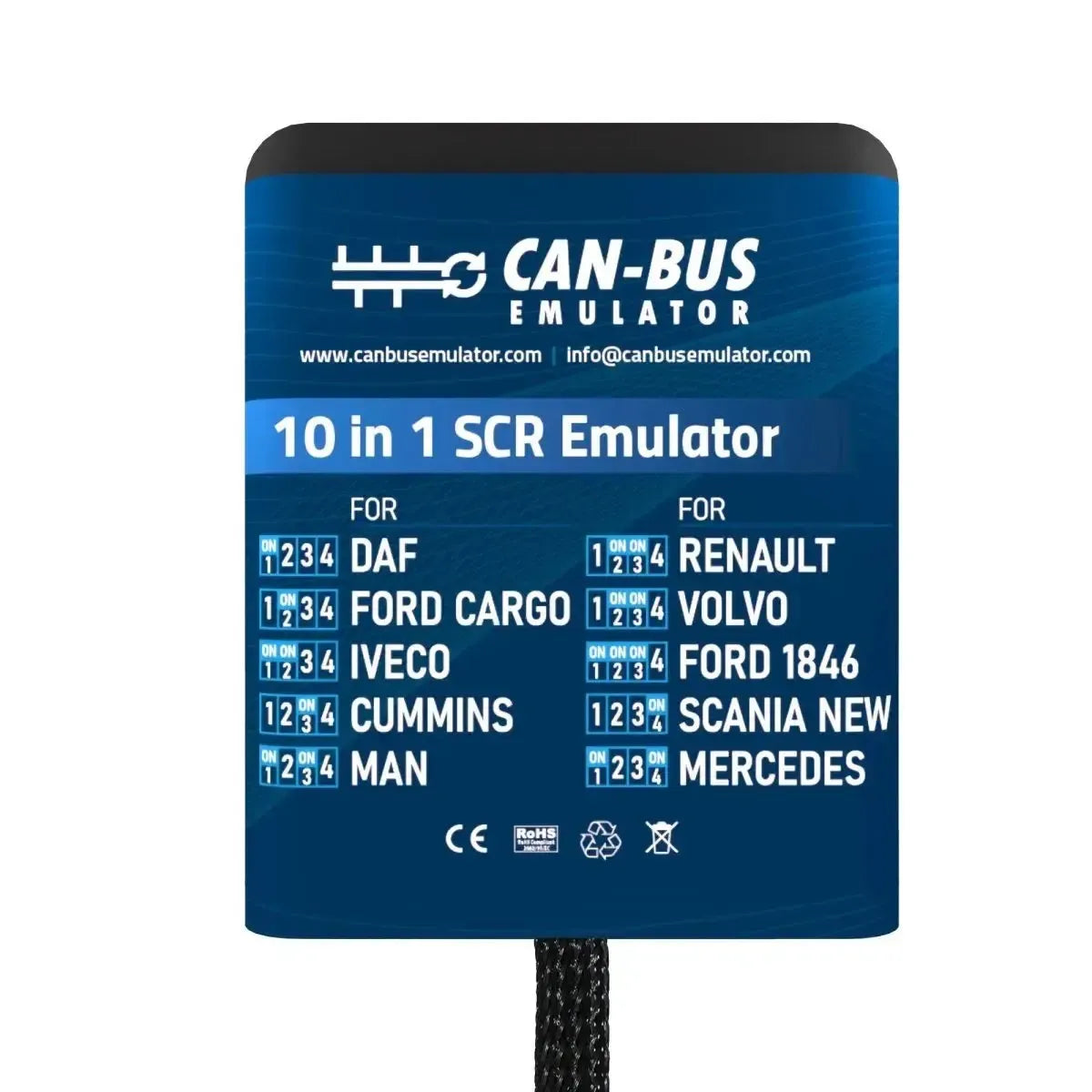 Emulateur universel 10-en-1 AdBlue (SCR) Euro 5 Camion