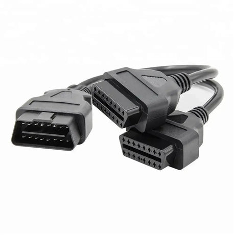 Câble de rallonge et répartiteur OBD2 16 broches 2 pièces (30 cm) | Interface