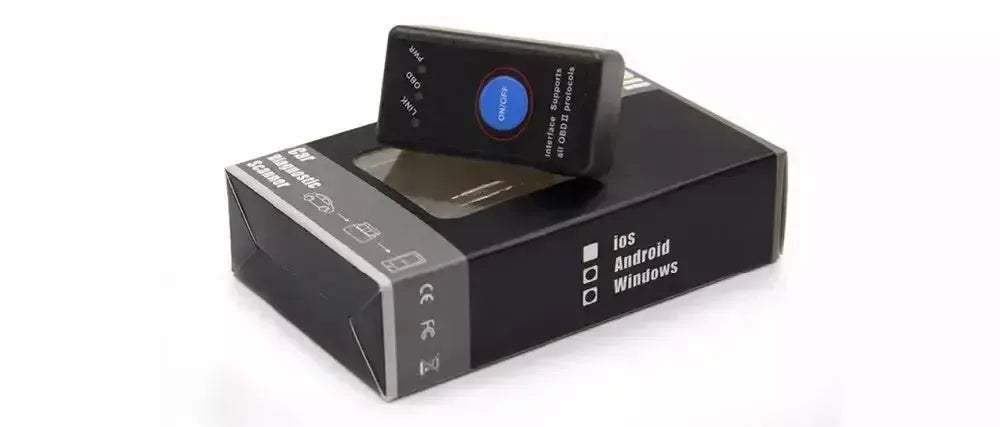 Interface Bluetooth 4.0 ELM327 Universelle avec Bouton Marche/Arrêt