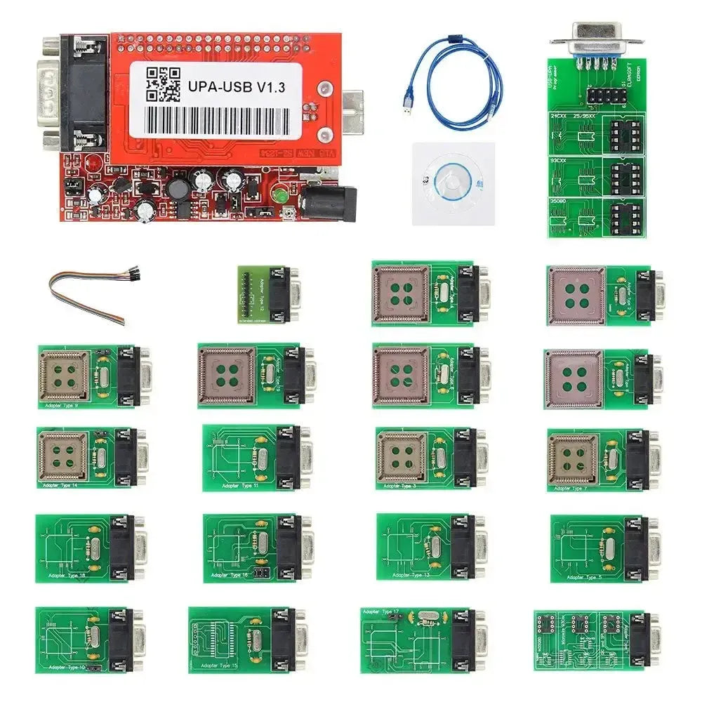 UPA-USB V1.3 Programmeur Avec 19 Adaptateurs