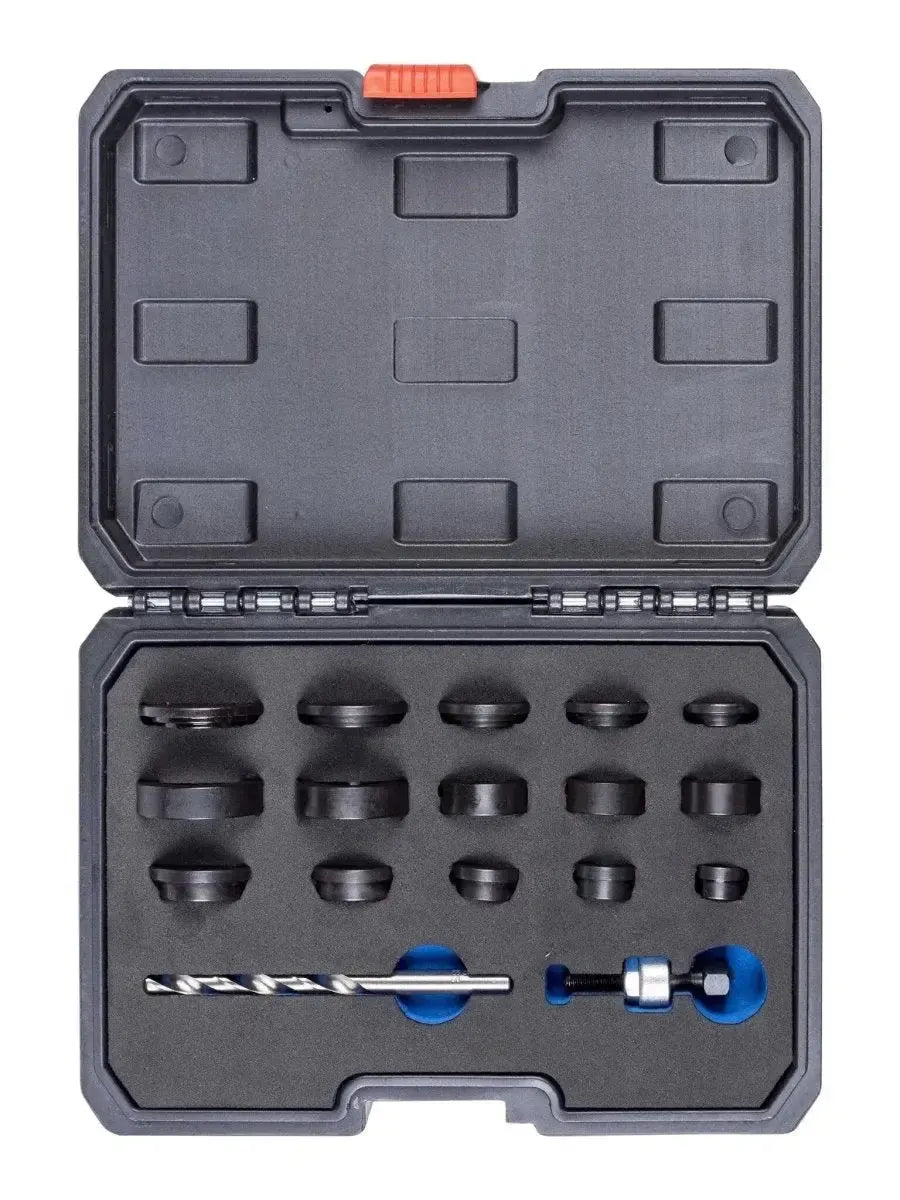 VT18181 | Ensemble de perceuse pour capteurs de stationnement et trous de lentille (17 pièces)