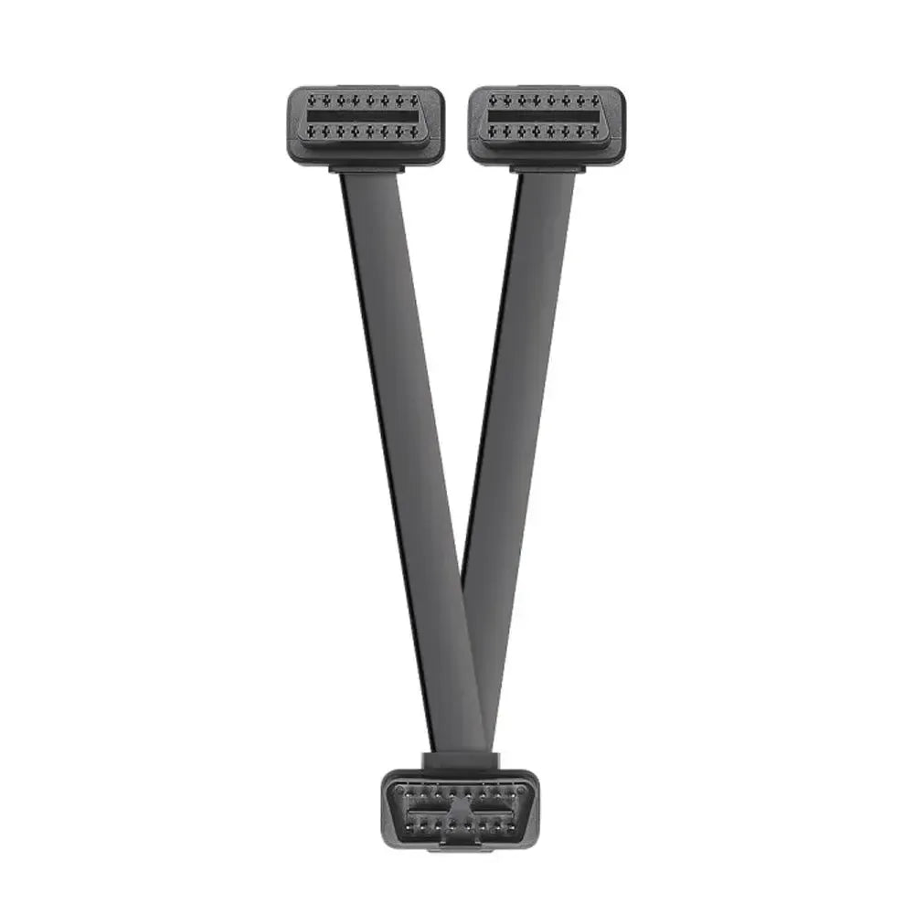 Câble de rallonge et répartiteur OBD2 16 broches 2 pièces (30 cm) | Interface
