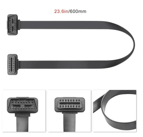 Câble de rallonge plat OBD2 16 broches (60 cm) | Interface