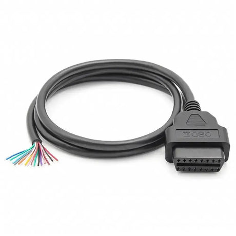 Port OBD2 16 broches (Femelle) avec 16 câbles à extrémité ouverte – 100 cm