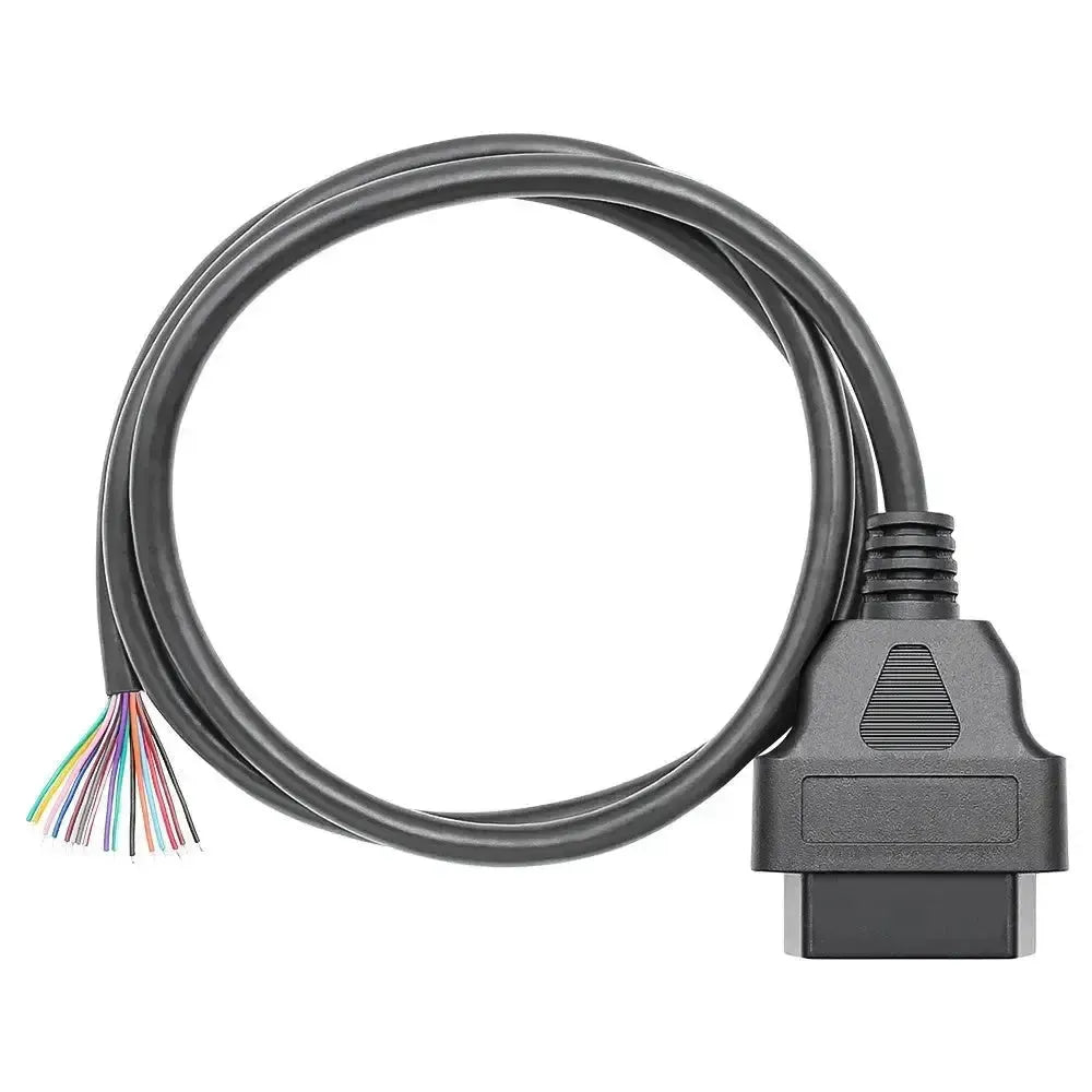 Port OBD2 16 broches (Femelle) avec 16 câbles à extrémité ouverte – 100 cm