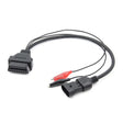 AsTools Alfa Romeo/Fiat/Lancia 3 Pins OBD1 - 16 Pins OBD2 Verloopkabel Personenauto