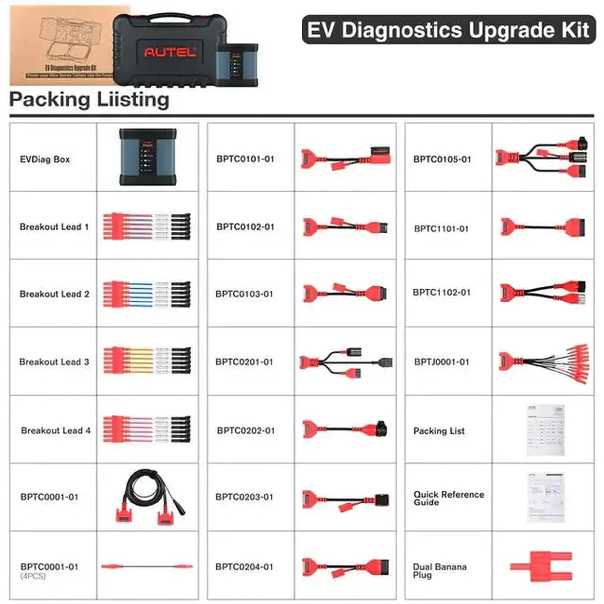 Kit de mise à niveau Autel EV Diagnostics | Accessoires
