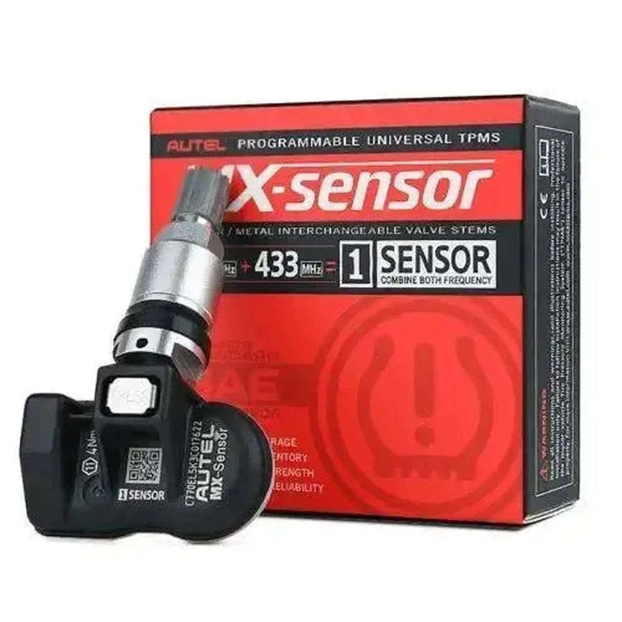 Capteur Autel MX 315MHz+433MHz (Aluminium) | Capteur TPMS (à presser)
