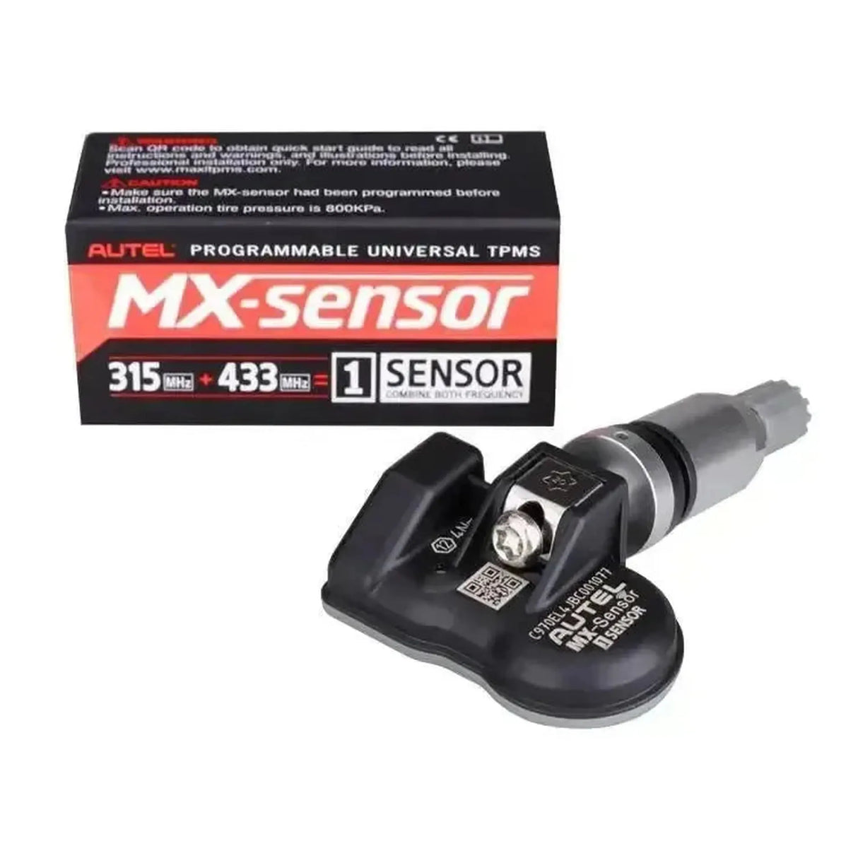 Autel MX-Capteur 315MHz+433MHz (Aluminium) | Capteur TPMS (À visser)