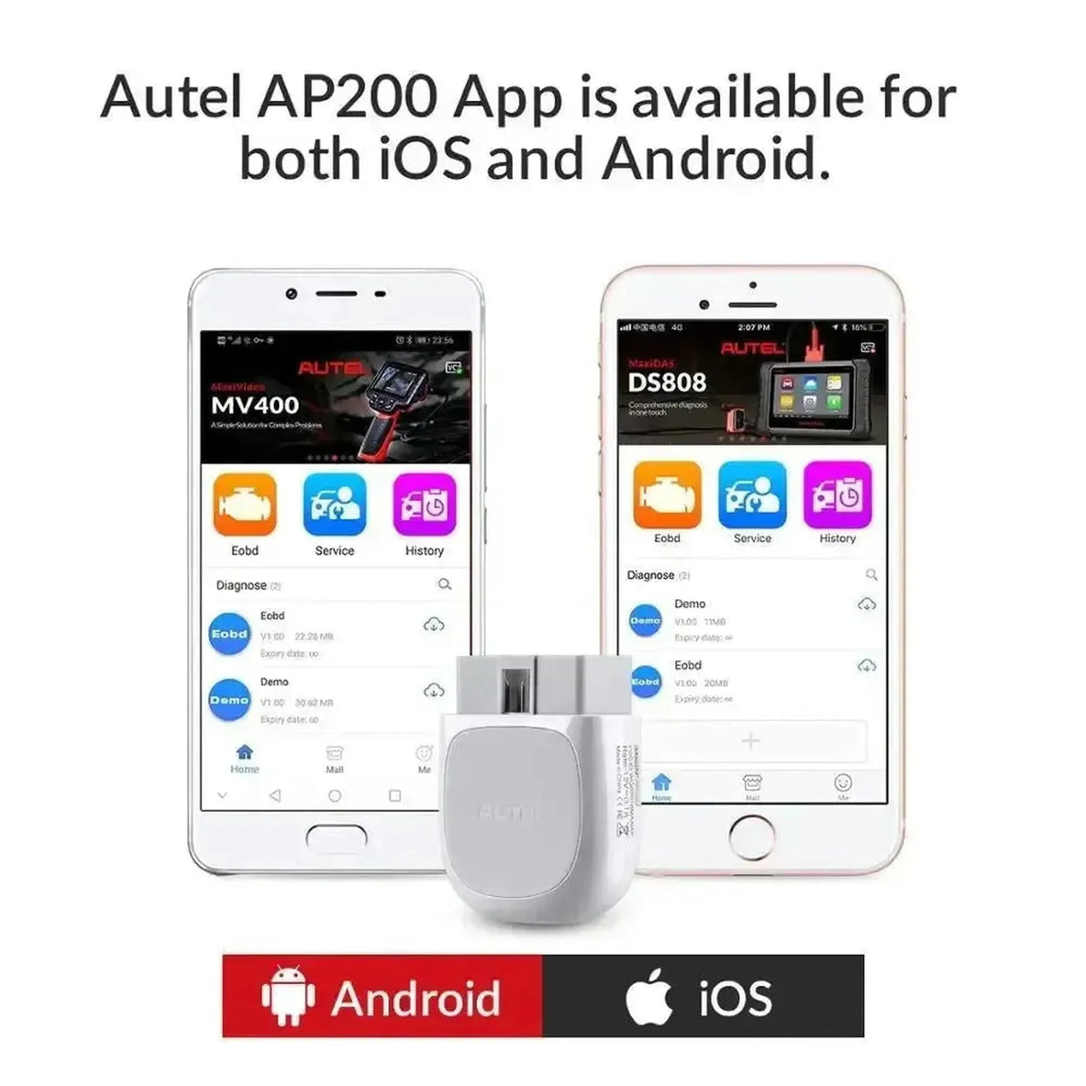 Autel MaxiAP AP200 | Appareil de diagnostic | Voiture