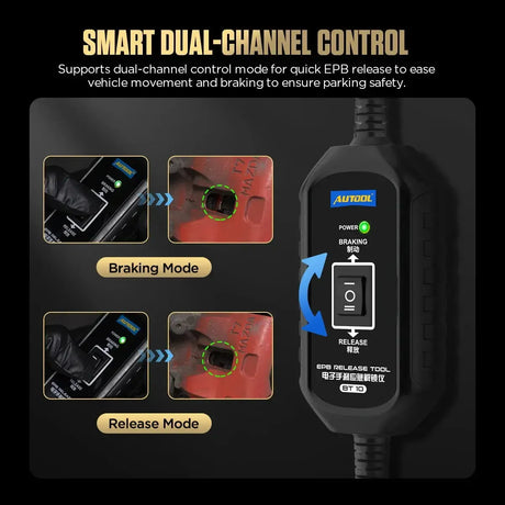 Autool BT10 | Outils de déverrouillage électronique de frein de stationnement