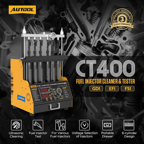 Autool CT400 | Testeur d'injecteurs