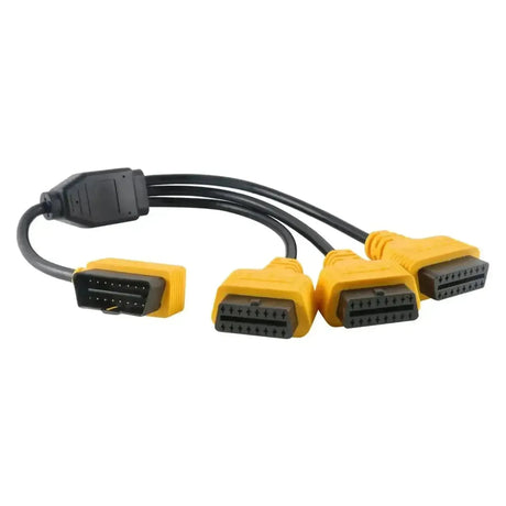 Autool (MOC262) | Câble répartiteur prolongateur OBD2 16 broches 3 pièces (50 cm) | Interface