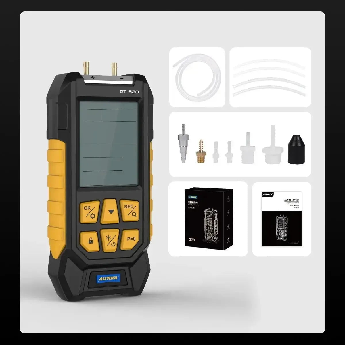 Autool PT520 | Testeur de pression d'air