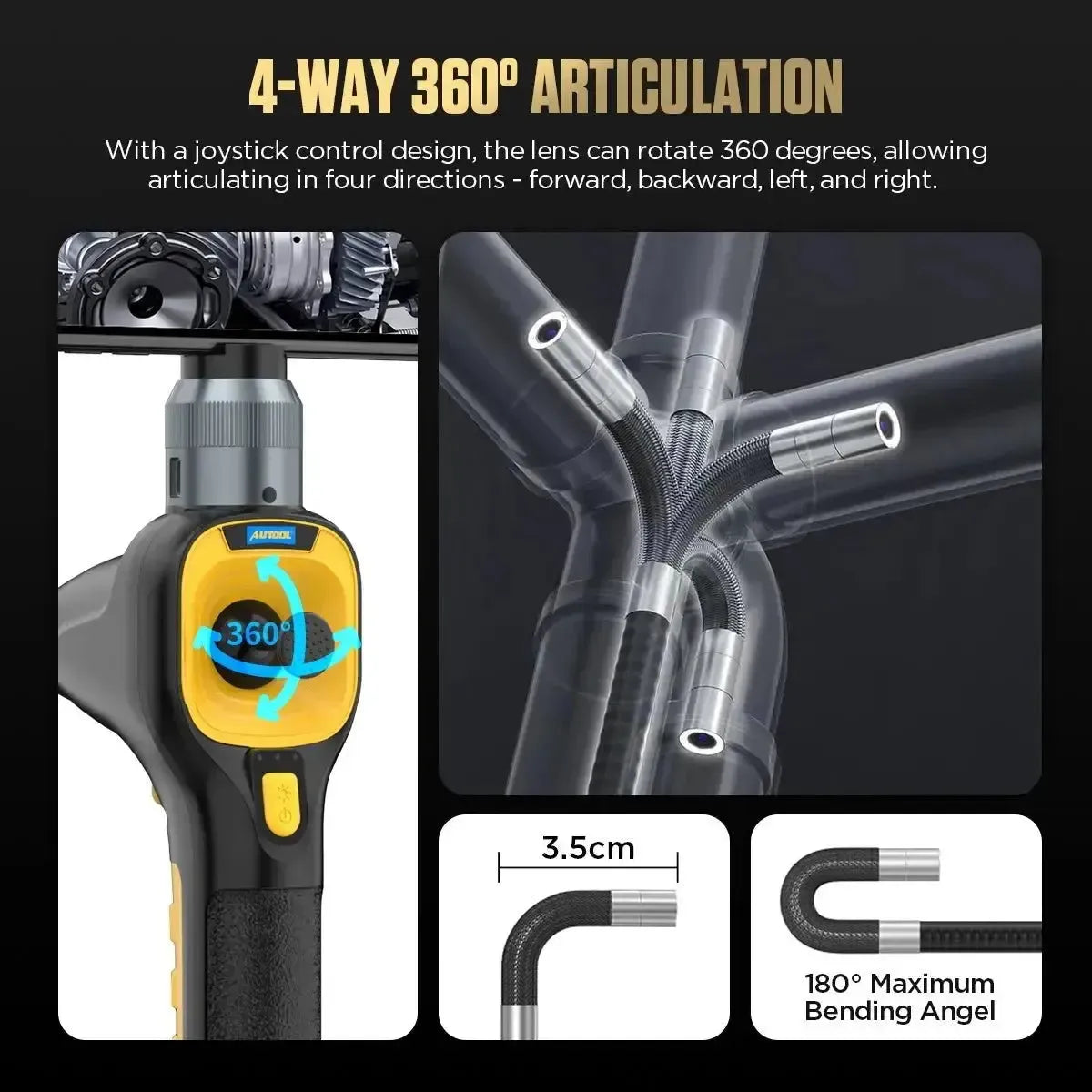 Autool SVB303 Caméra d'inspection 6.2 mm
