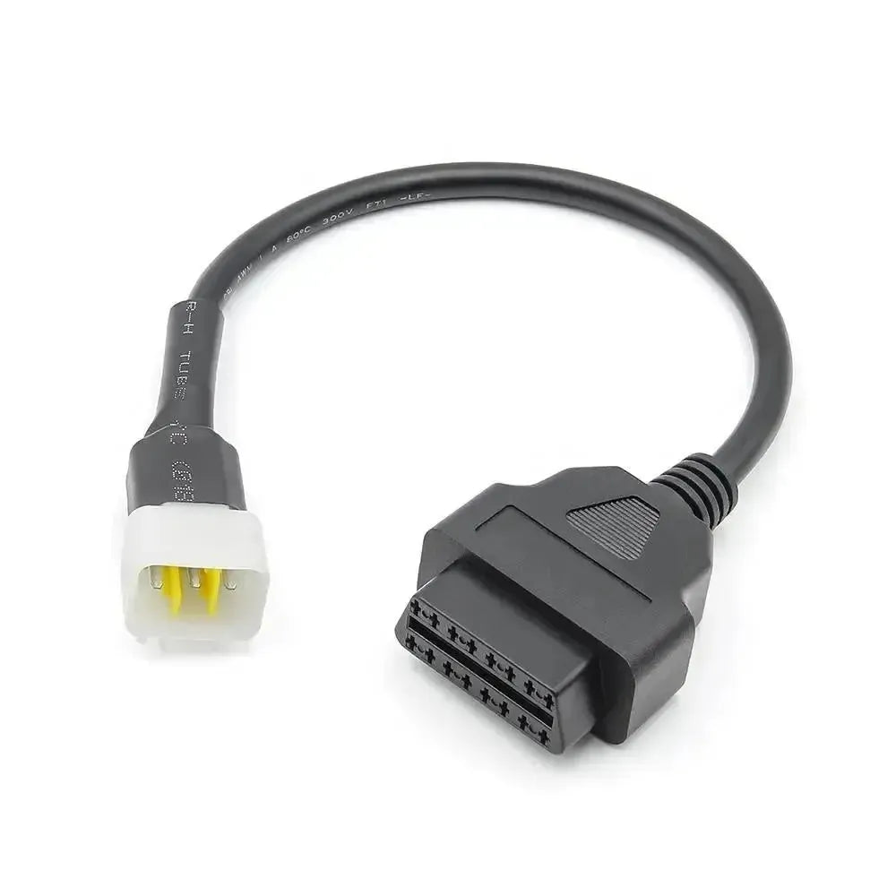 Câble adaptateur Delphi 6 broches vers 16 broches OBD2 – Moto