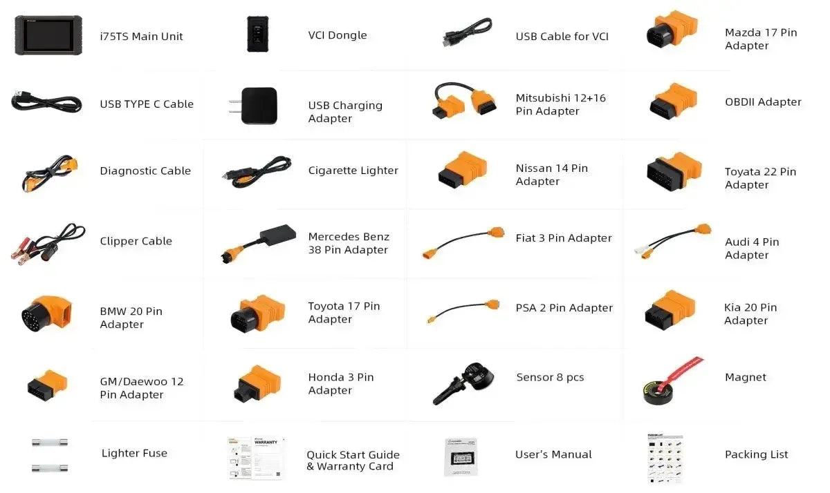 Foxwell I75TS | Appareil de diagnostic | Voiture