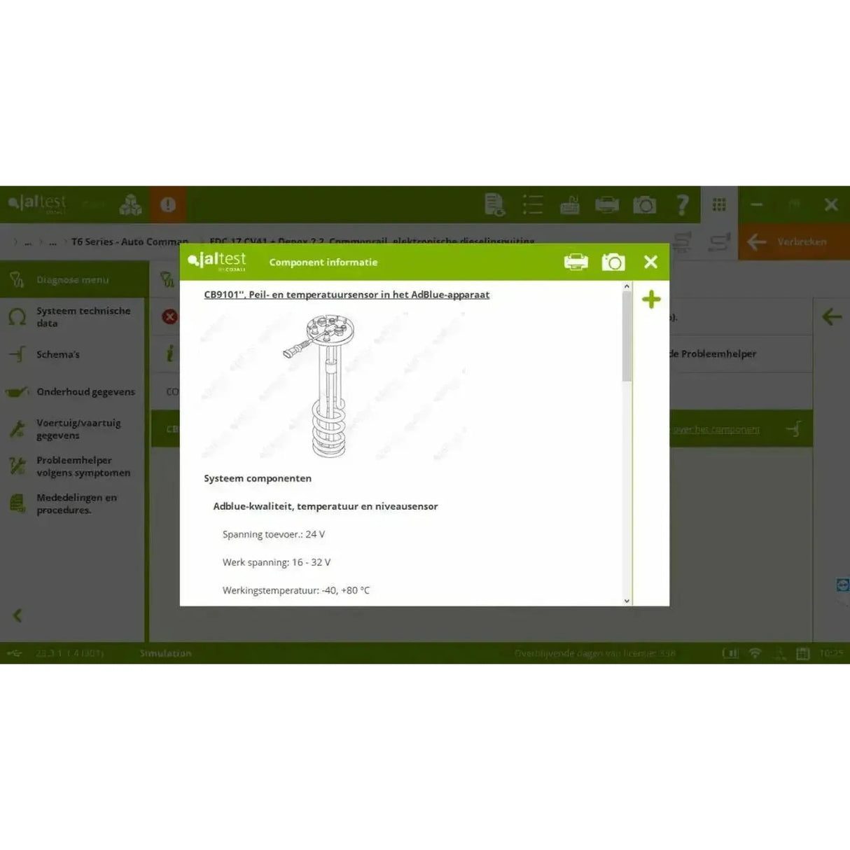 Jaltest AGV (Agricole) Appareil de diagnostic