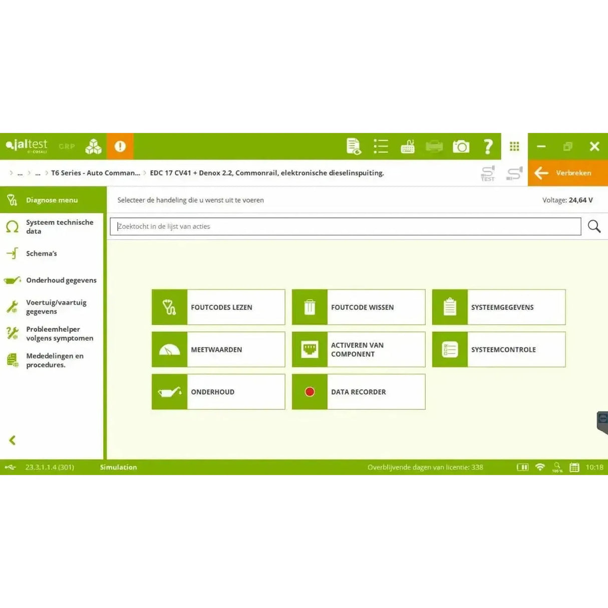 Jaltest AGV (Agricole) Appareil de diagnostic