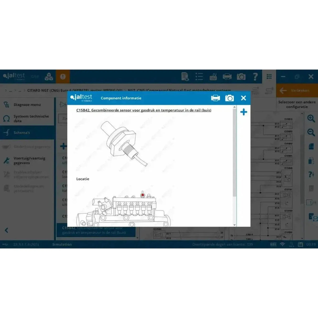 Jaltest Autobus Appareil de diagnostic