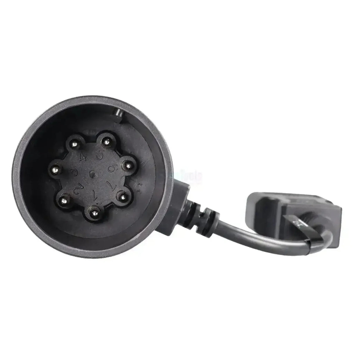 Jaltest (JDC110A) | Adaptateur 7+7 broches (CAN ISO 7638-1) - 16 broches OBD2 | Remorque