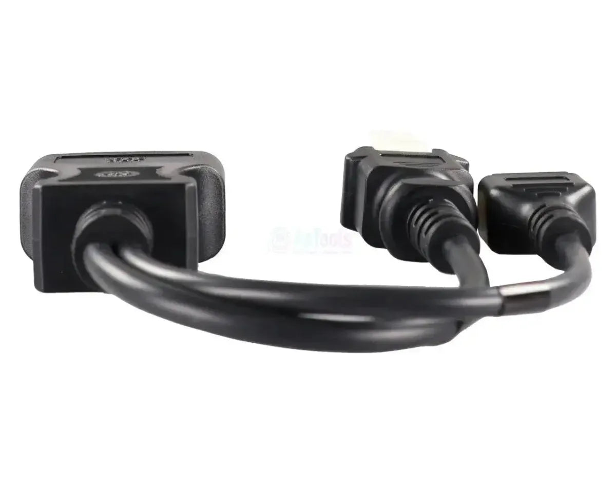 Jaltest (JDC303A) | Câble adaptateur ZF Ecomat 3+6 broches OBD - 16 broches OBD2 | Véhicule industriel et utilitaire