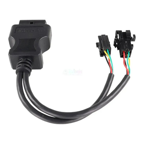 Jaltest (JDC304A) | Wabco (ATC/MTS) Câble adaptateur 4+4 broches OBD - 16 broches OBD2 | Autobus