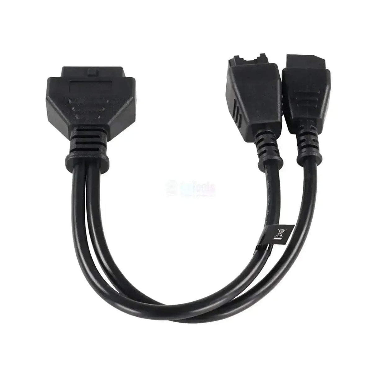 Jaltest (JDC406A) | FCA (SGW) Câble adaptateur 12+8 broches OBD - 16 broches OBD2 | Voiture