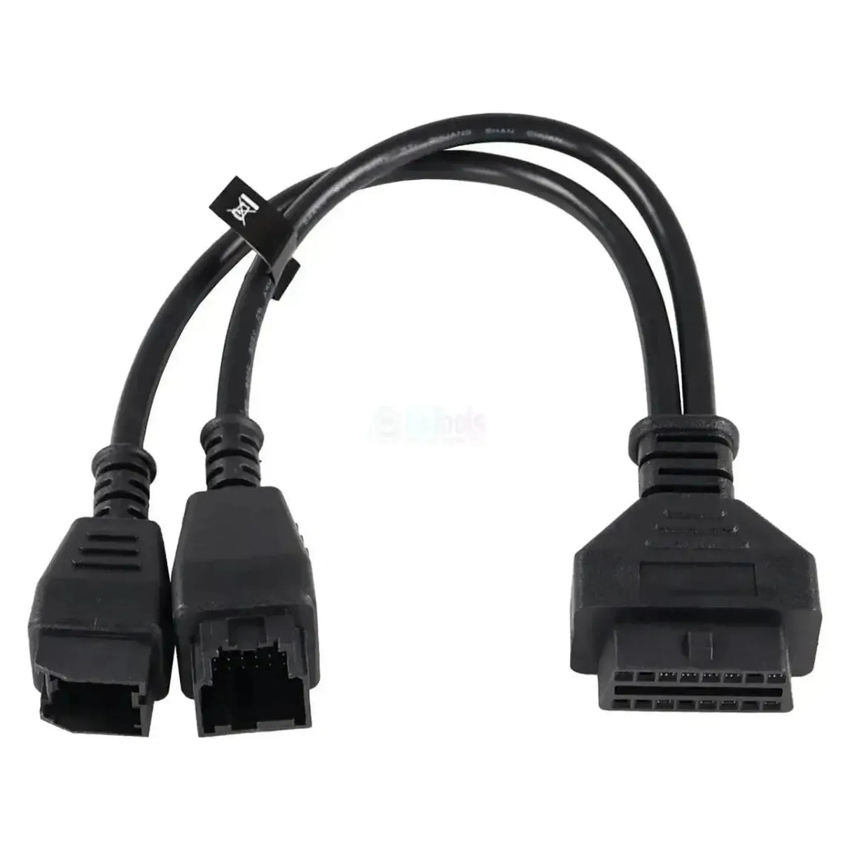 Jaltest (JDC406A) | FCA (SGW) Câble adaptateur 12+8 broches OBD - 16 broches OBD2 | Voiture