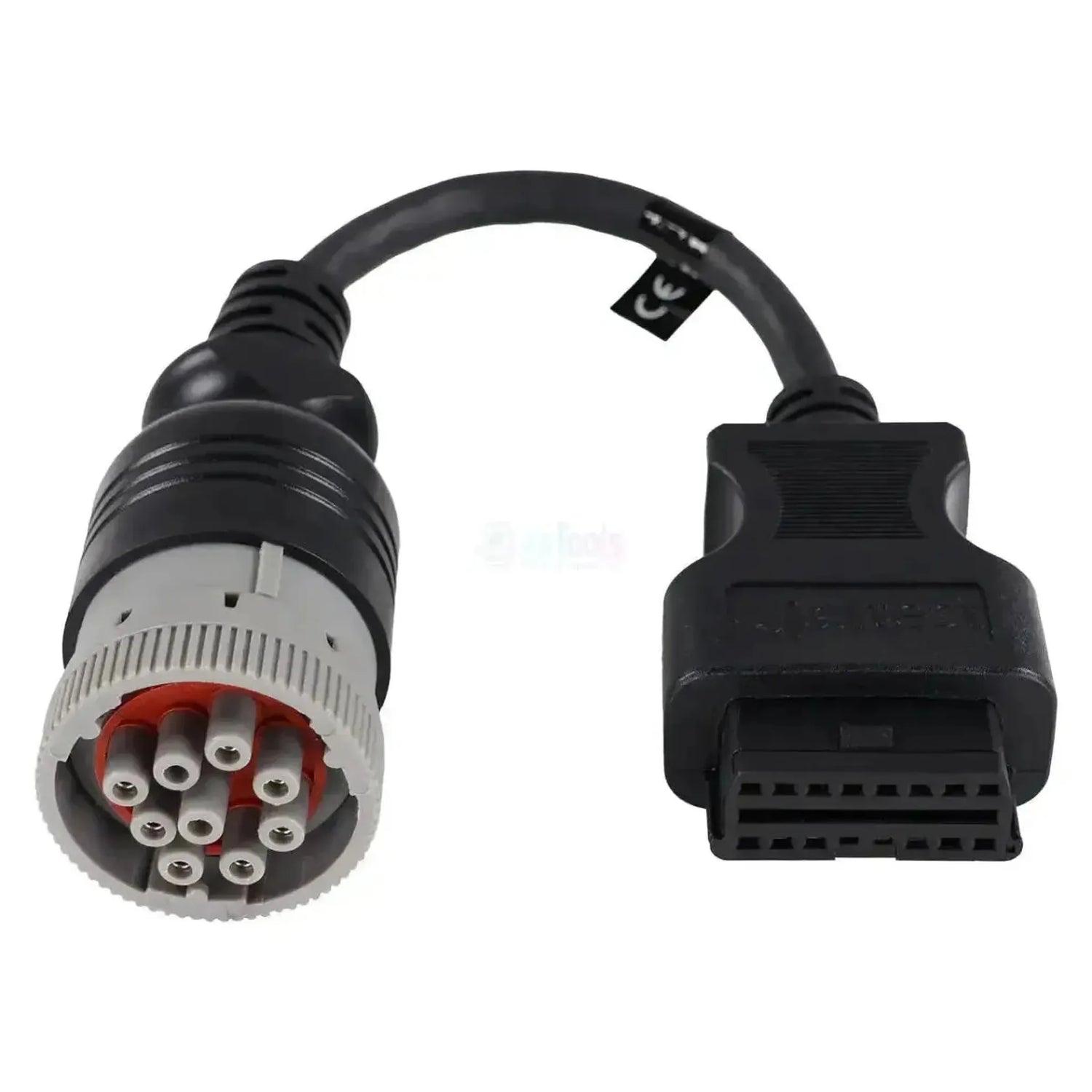 Jaltest (JDC505A) | Câble adaptateur CAT/Perkins 9 broches OBD - 16 broches OBD2 | Moteur à combustion
