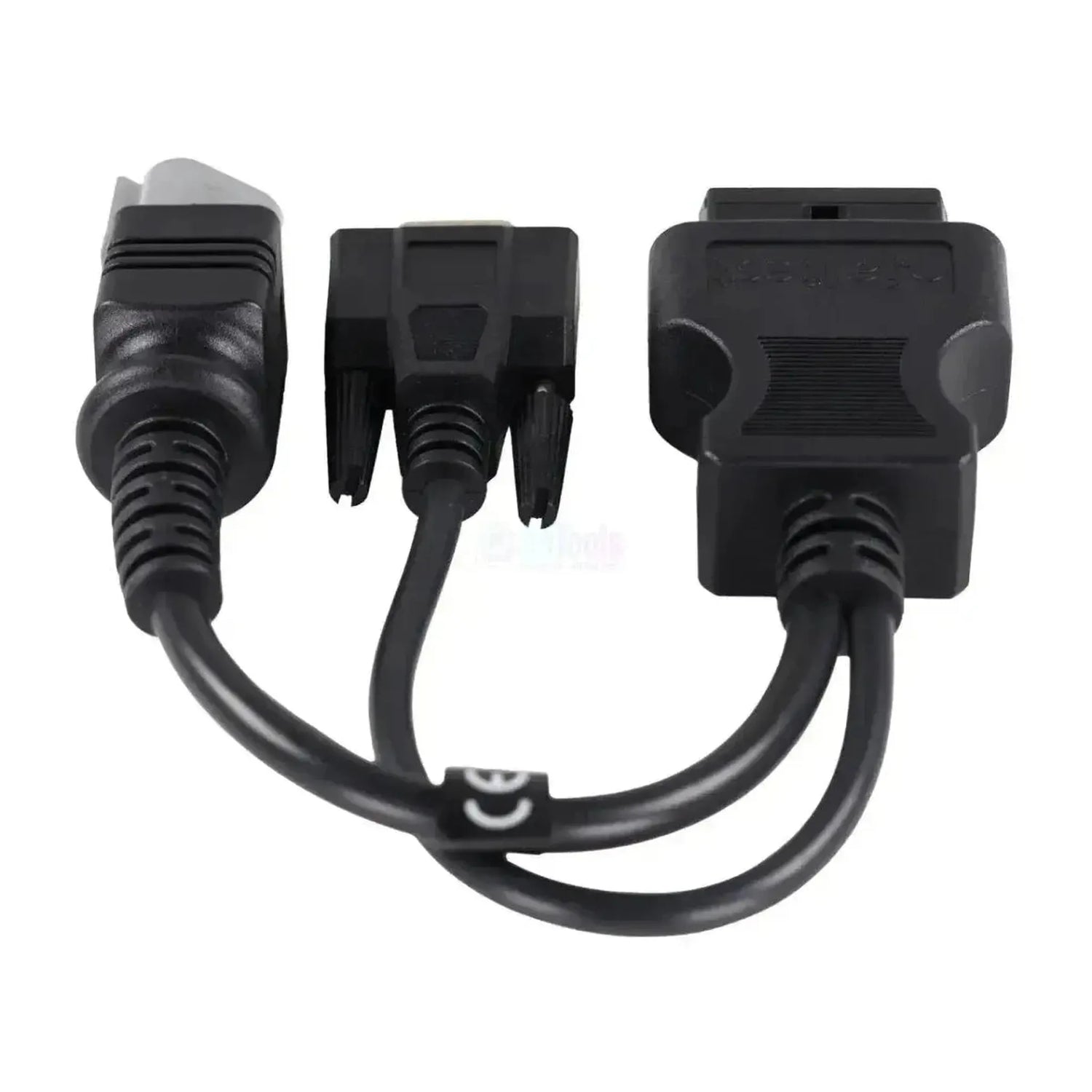 Jaltest (JDC518A) | Câble adaptateur SISU 3+9 broches OBD - 16 broches OBD2 | Moteur à combustion