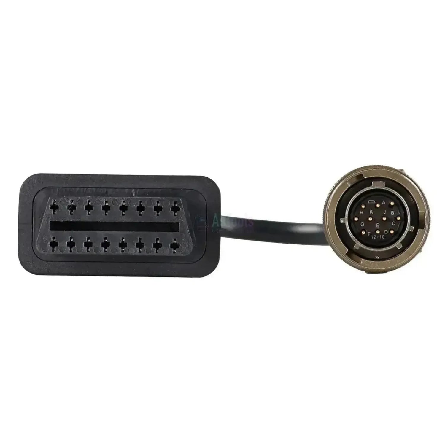 Jaltest (JDC537A) | Câble adaptateur MTU 10 broches OBD - 16 broches OBD2 | Moteur à combustion